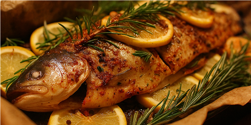 Запеченная форель