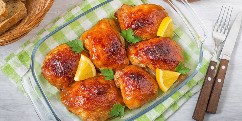 Курица с апельсинами