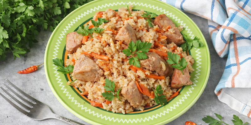 Мясо с рисом