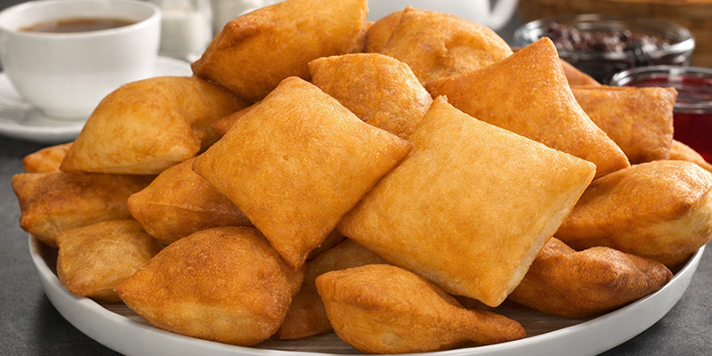 Монгольский десерт из теста