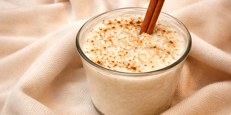 Молочный рисовый десерт