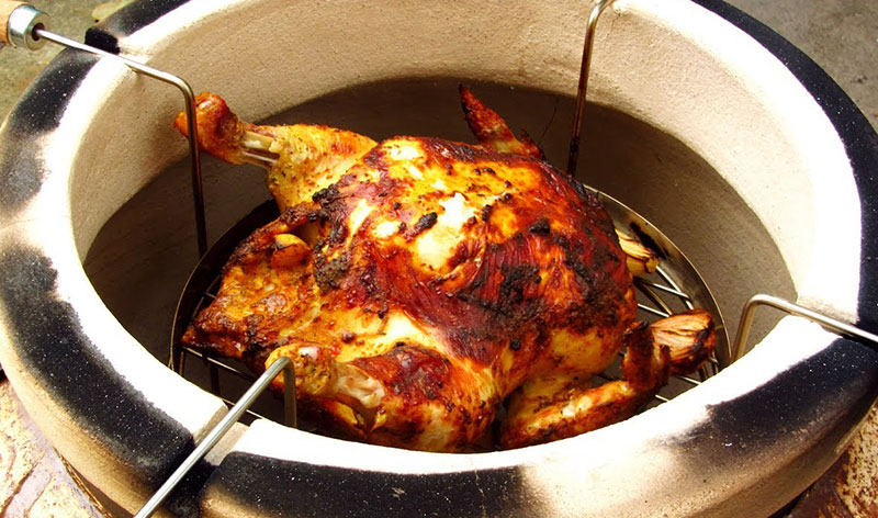 Курица в ореховом соусе приготовленная в тандыре