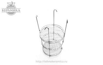 Этажерка трёхъярусная с бортиком 220мм